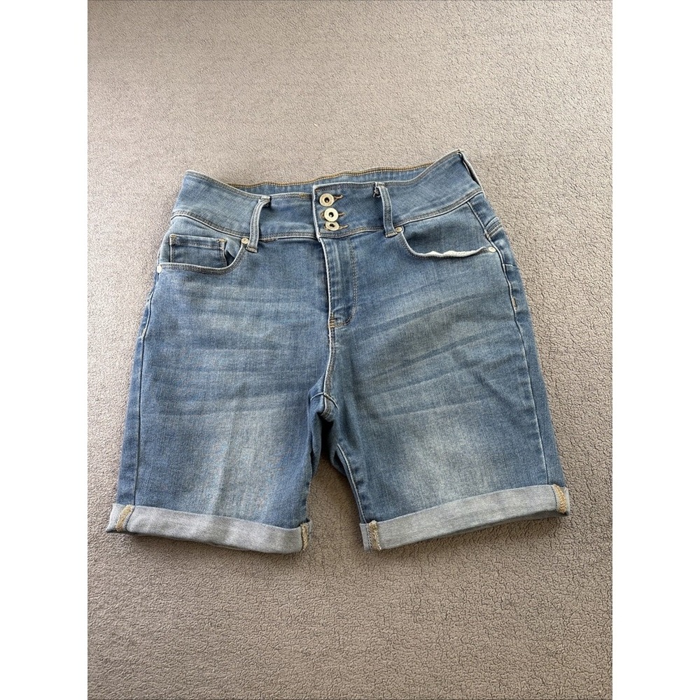 Sandpiper‎ Shorts Size 8PETITE  Womens Medium Wash Blue Denim